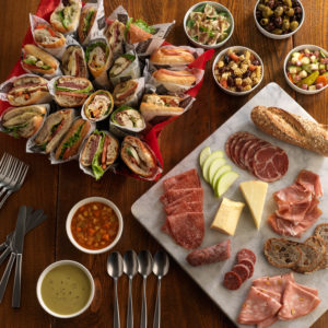 Not sure what to cook? » Catering for a party of about 40 - ideas besides sarnies Looking for inspiration for dinner (or breakfast, or lunch?) Try our Top Bananas! cookbook - family meals from Mumsnetters.