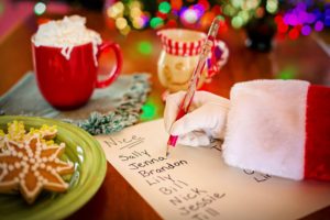 santa clause holiday party themes