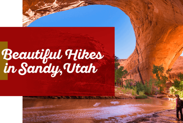 a hiker in utah