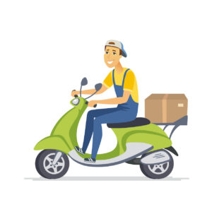 food delivery man