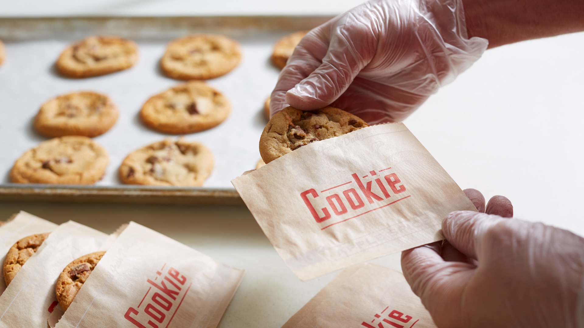 Apple Spice Cookie Preparation for Lunch Catering