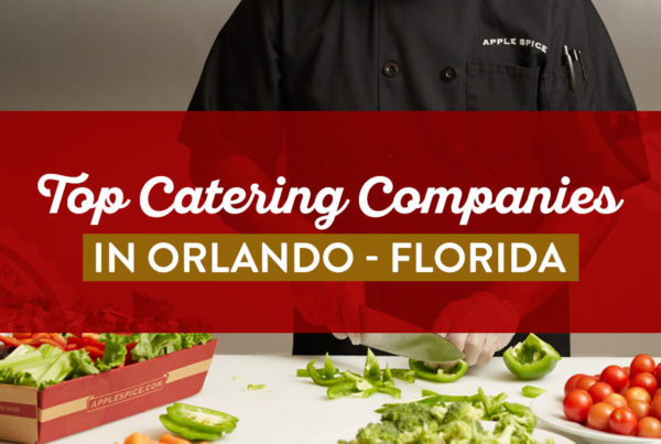 Catering meals being prepared in Orlando, FL.