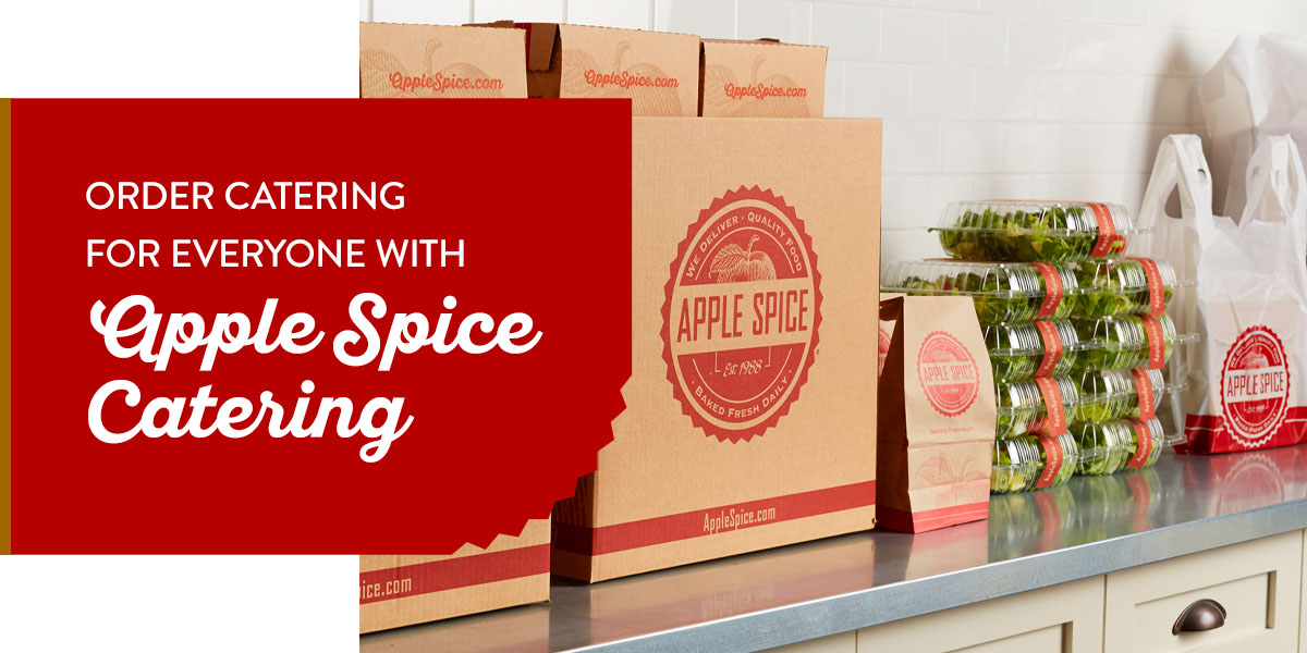 Order catering with Apple Spice