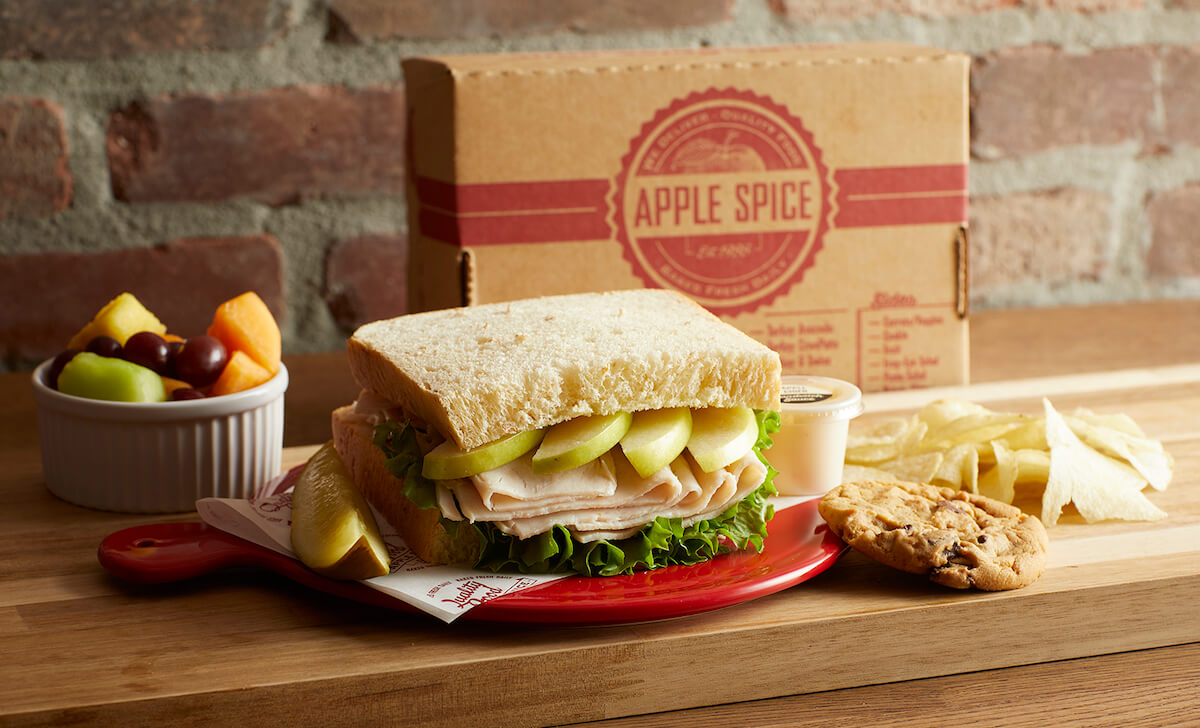 Granny Apple Turkey sandwich
