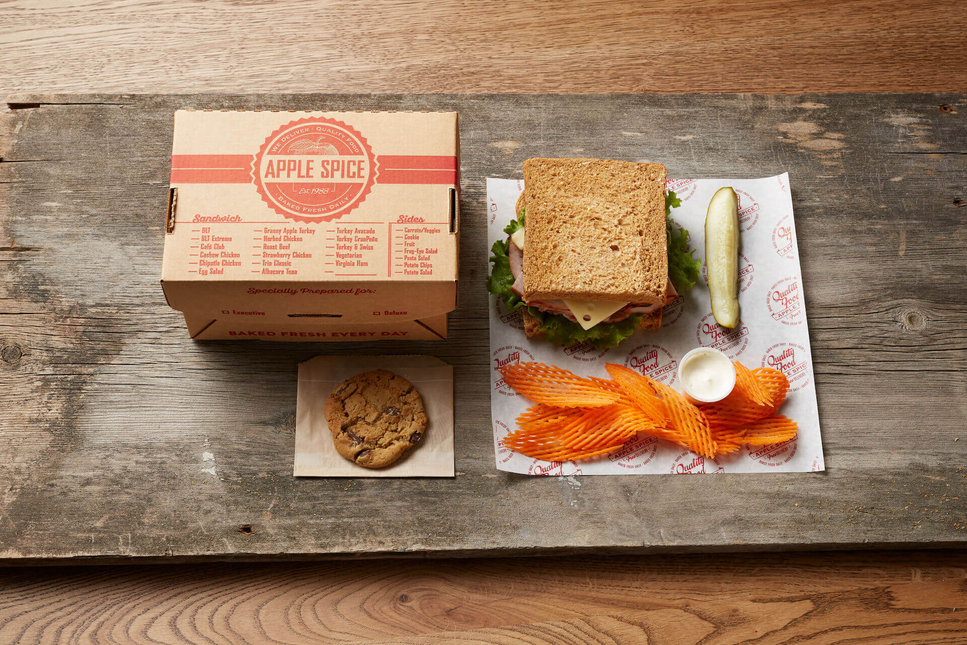 box lunch from apple spice