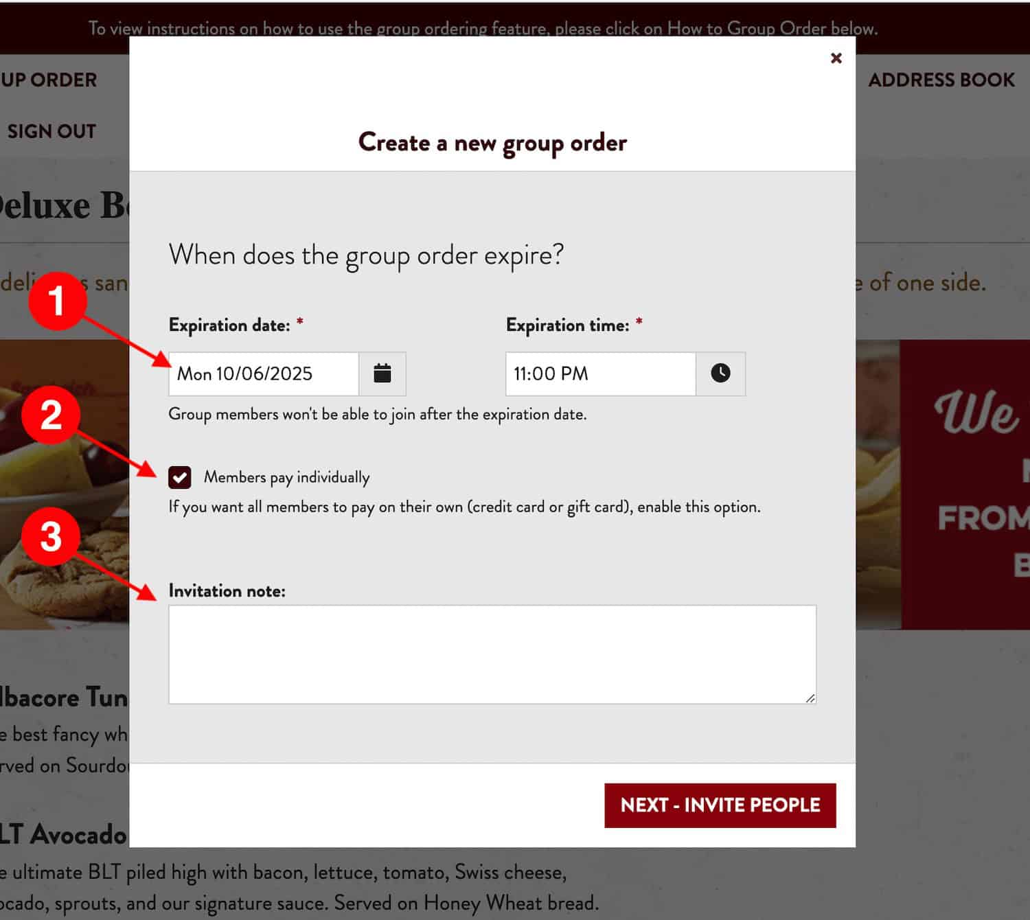 How to Group Order - Apple Spice